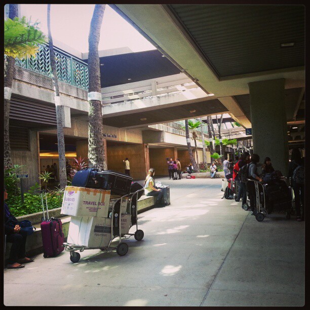ホノルル空港到着！