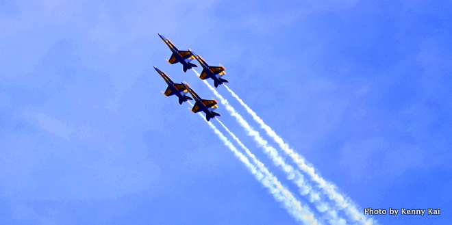 ブルーエンジェルスのパシフィック・エアショー