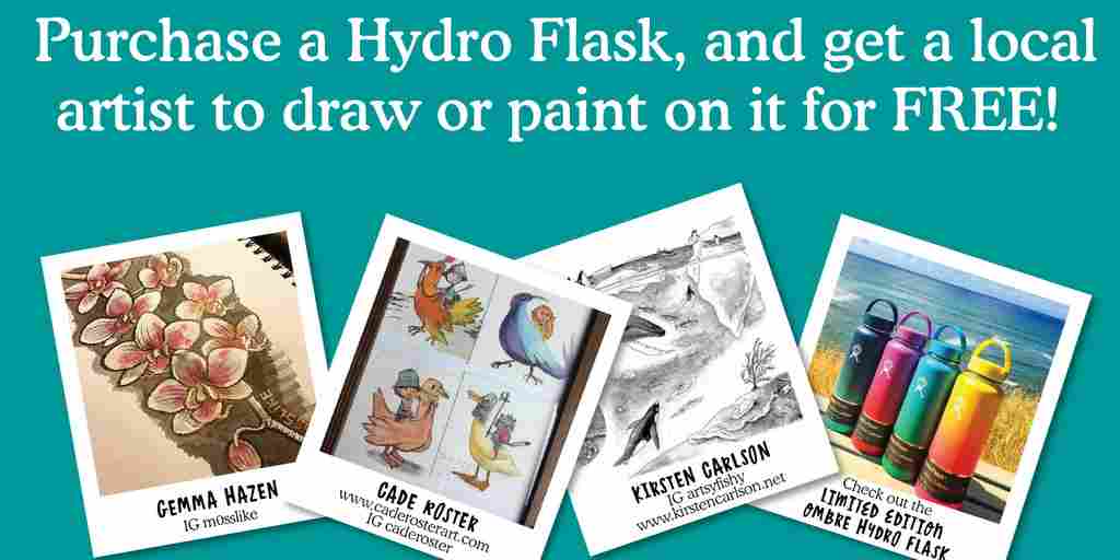 明日カハラモールのホールフーズでハイドロフラスクイベント開催！