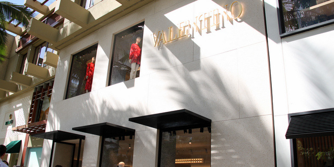 ヴァレンティノがロイヤル・ハワイアン・センターにグランドオープン！