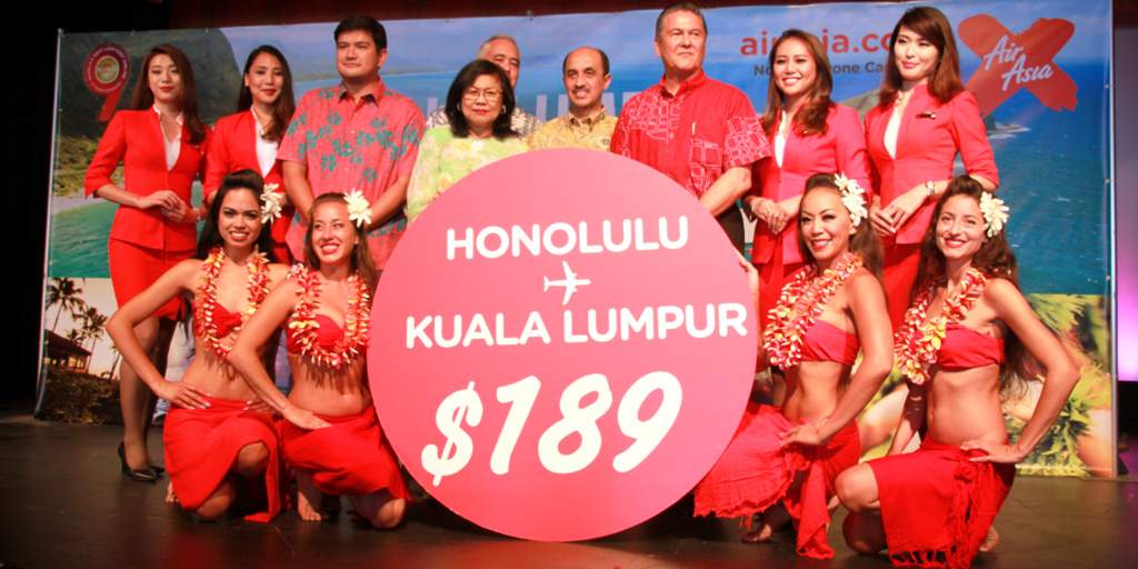 エアアジア X、本日ホノルルに就航!