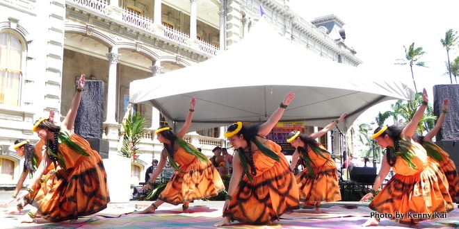 ”オラ・カ・ハ”イオラニ宮殿ファンドレージングイベント