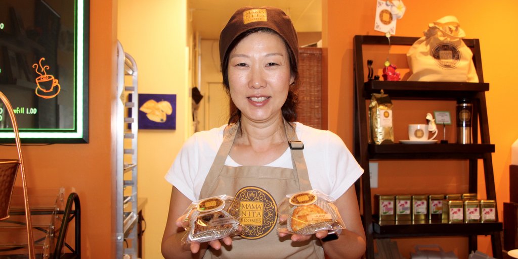 カイルアに移動した「ママニタ・スコーンズ」でスコーンを満喫