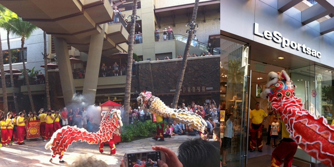 ロイヤルハワイアンセンターのチャイニーズニューイヤー・セレブレーション