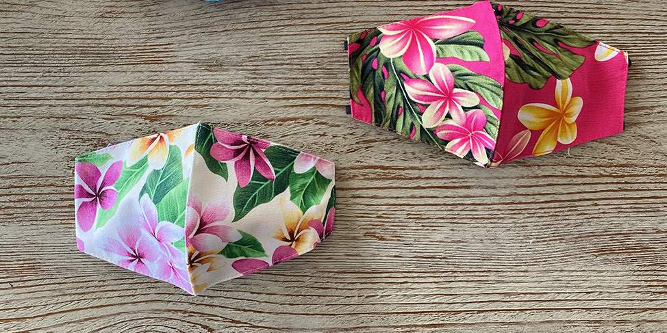 ワイキキでメイドインハワイのマスクを販売中！